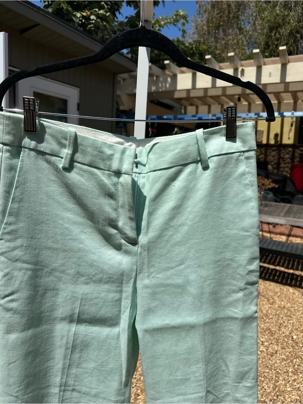 NWT J. Crew Mint Straight-Leg Trousers